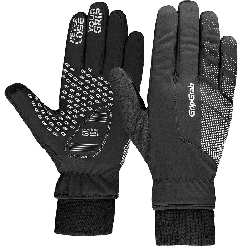 GripGrab Ride Windproof Winter Cycling Gloves Thermal Full Finger Padded Fleece Lined Cold Weather Warm Bicycle Glove - Image 1